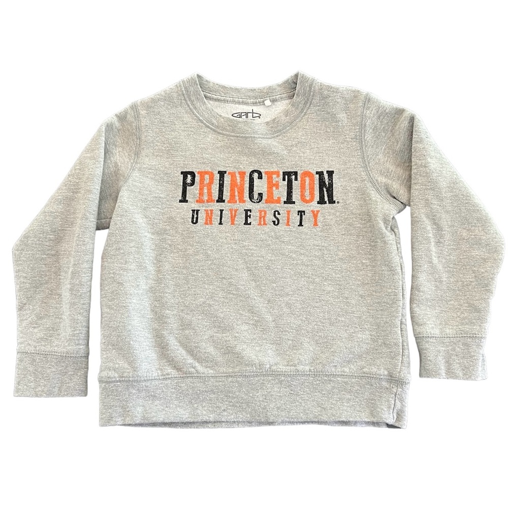 GARB Princeton Collegiate Grey Sweatshirt Size 5T Tigers University